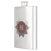 Clan MacFarlane Kariert Monogram Flask Flachmann (Links)