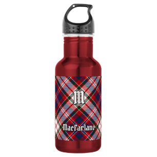 Clan MacFarlane Kleid Tartan Edelstahlflasche