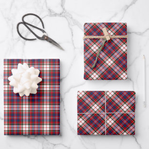 Clan MacFarlane Kleid Tartan Geschenkpapier Set