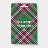 Clan MacFarlane Modern Hunting Tartan Ausweis (Rückseite)