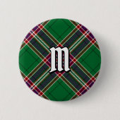 Clan MacFarlane Modern Hunting Tartan Button (Vorderseite)