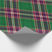 Clan MacFarlane Modern Hunting Tartan Geschenkpapier (Ecke)
