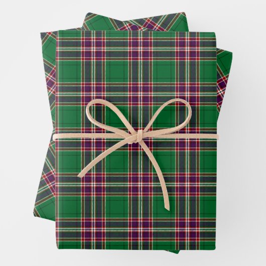 Clan MacFarlane Modern Hunting Tartan Geschenkpapier Set (Beispiel)