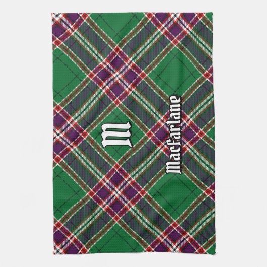 Clan MacFarlane Modern Hunting Tartan Geschirrtuch (Vertikal)