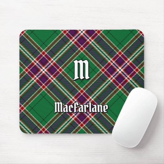 Clan MacFarlane Modern Hunting Tartan Mousepad (Mit Mouse)