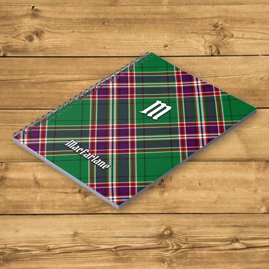 Clan MacFarlane Modern Hunting Tartan Notizblock