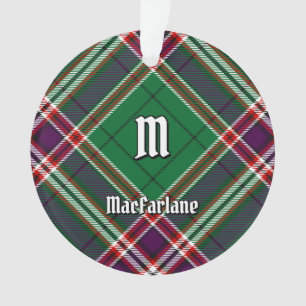 Clan MacFarlane Modern Hunting Tartan Ornament