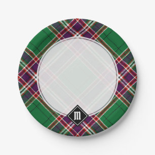 Clan MacFarlane Modern Hunting Tartan Pappteller