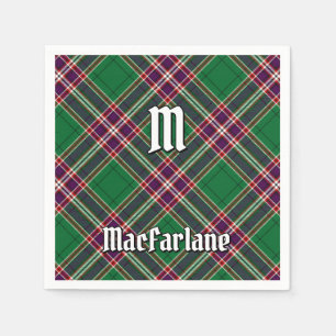 Clan MacFarlane Modern Hunting Tartan Serviette