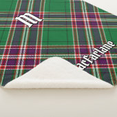 Clan MacFarlane Modern Hunting Tartan Sherpadecke (3/4)