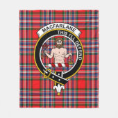 Clan MacFarlane Modern Tartan Kariert Fleecedecke (Vorderseite)