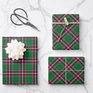 Clan MacFarlane Moderne Jagdtartan Geschenkpapier Set