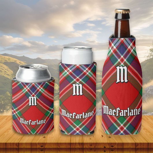 Clan MacFarlane Red Tartan Dosenkühler