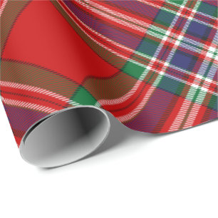 Clan MacFarlane Red Tartan Geschenkpapier