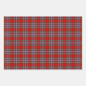 Clan MacFarlane Red Tartan Geschenkpapier Set (Vorderseite)