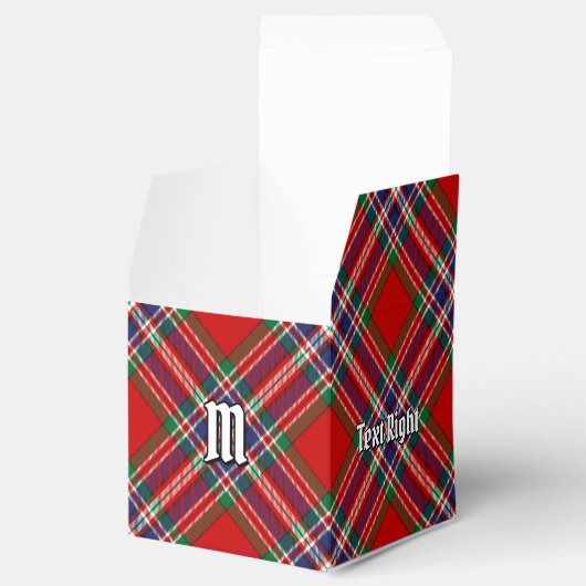 Clan MacFarlane Red Tartan Geschenkschachtel (Geöffnet)