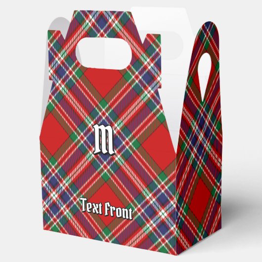 Clan MacFarlane Red Tartan Geschenkschachtel (Geöffnet)