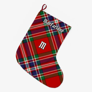 Clan MacFarlane Red Tartan Großer Weihnachtsstrumpf