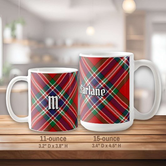 Clan MacFarlane Red Tartan Kaffeetasse