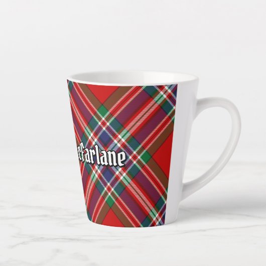 Clan MacFarlane Red Tartan Milchtasse (Rechts)