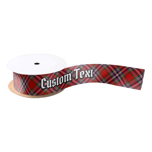 Clan MacFarlane Red Tartan Satinband (Spule)