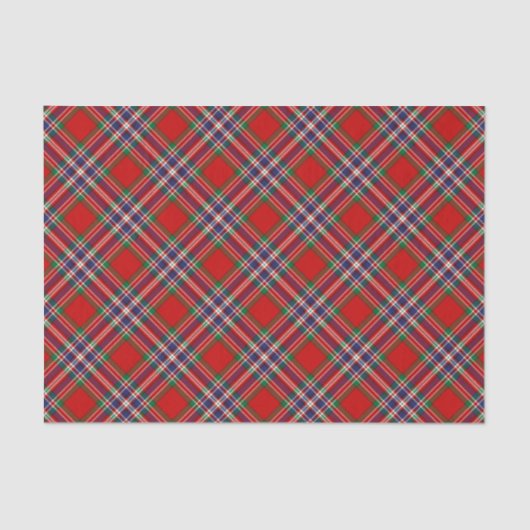 Clan MacFarlane Red Tartan Seidenpapier (Vorderseite)