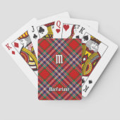 Clan MacFarlane Red Tartan Spielkarten (Rückseite)