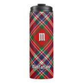 Clan MacFarlane Red Tartan Thermosbecher (Vorderseite)