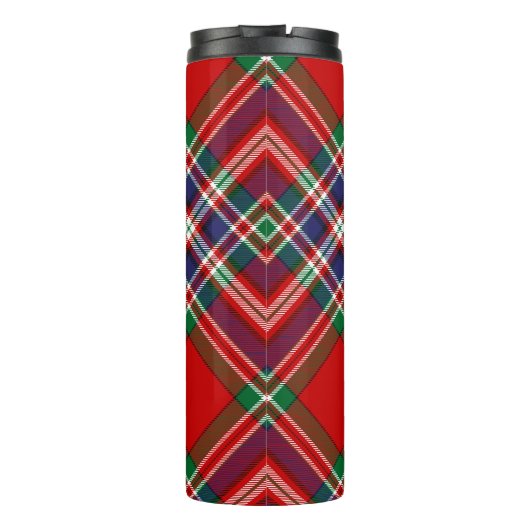 Clan MacFarlane Red Tartan Thermosbecher (Rückseite)