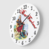 Clan MacFarlane Scottish Dream Clock Große Wanduhr (Winkel)