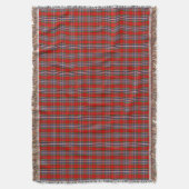 Clan MacFarlane Tartan Decke (Vorderseite Vertikal)