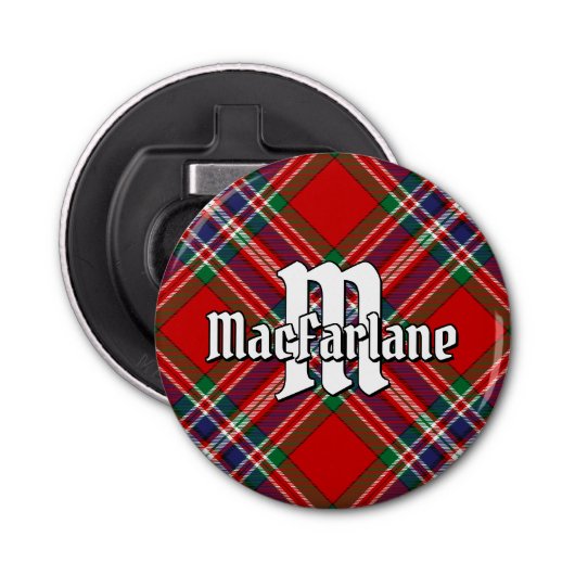 Clan MacFarlane Tartan Flaschenöffner (Vorderseite)