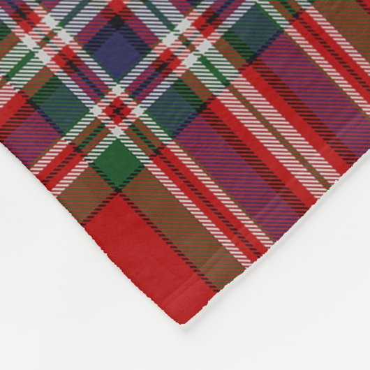 Clan MacFarlane Tartan Kariert Fleecedecke (Ecke)