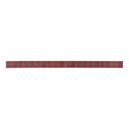 Clan MacFarlane Tartan Kariert Ribbon Satinband (Vorderseite)
