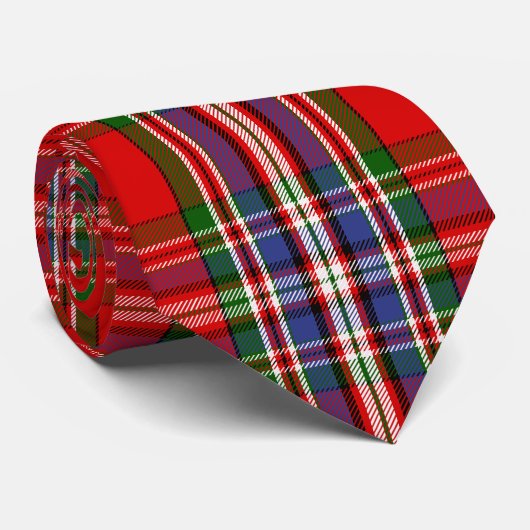 Clan MacFarlane Tartan Krawatte (Gerollt)
