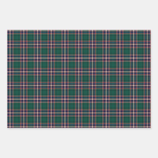 Clan MacFarlane Tartan Variationen Geschenkpapier Set (Vorderseite 3)