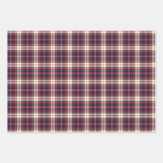 Clan MacFarlane Tartan Variationen Geschenkpapier Set (Vorderseite 2)