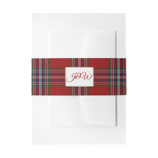 Clan MacFarlane Tartan Wedding Bly Band (Vorderseite Beispiel)