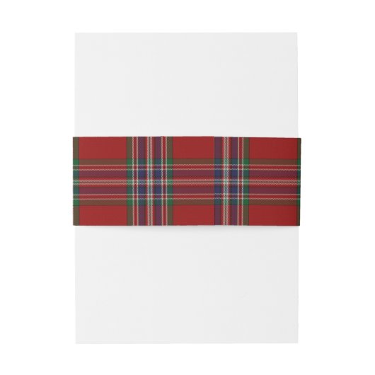 Clan MacFarlane Tartan Wedding Bly Band (Rückseitenbeispiel)