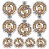 Clan MacFarlane Wappen Sticker Set (Vorderseite)