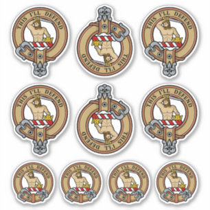 Clan MacFarlane Wappen Sticker Set
