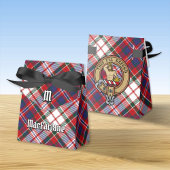 Clan MacFarlane Wappen über Dress Tartan Geschenkschachtel
