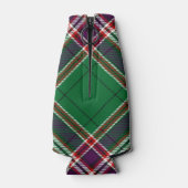 Clan MacFarlane Wappen über Modern Hunting Tartan Flaschenkühler (Rückseite)