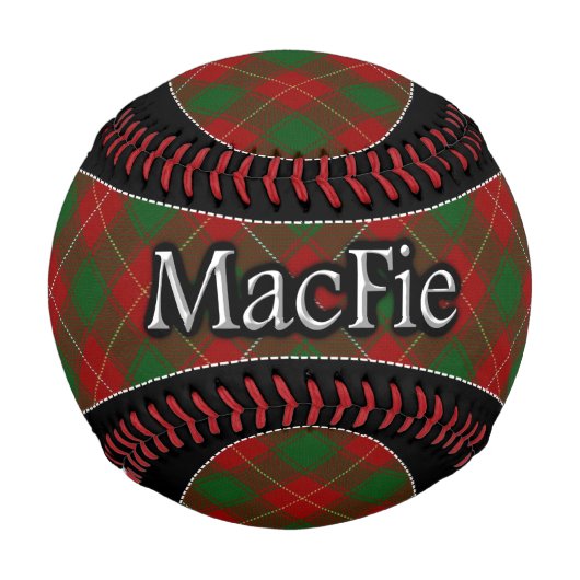 Clan MacFie Scottish Dream Tartan Baseball (Vorderseite)
