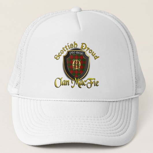 Clan MacFie Scottish Dynsty Cap Truckerkappe (Vorderseite)