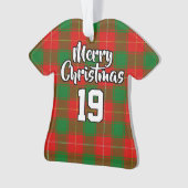 Clan MacFie Tartan Christmas Jersey Ornament (Vorderseite)