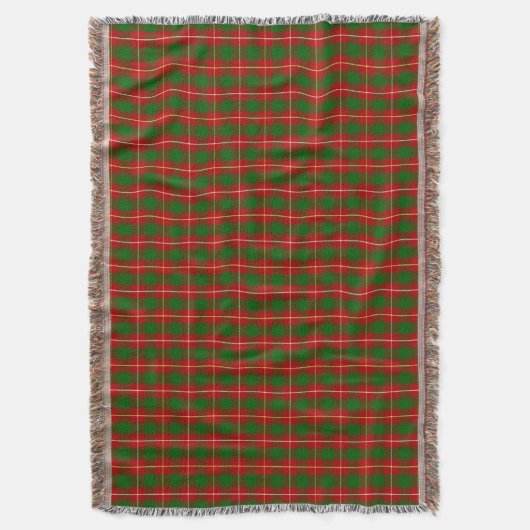 Clan MacFie Tartan Decke (Vorderseite Vertikal)
