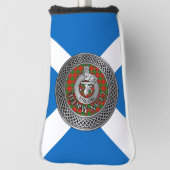 Clan MacFie Wappen & Tartan Knot Golf Headcover (Rotieren 90)