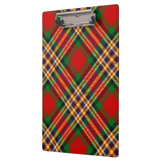 Clan MacGill Tartan Clipboard Klemmbrett (Links)