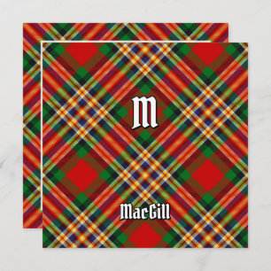 Clan MacGill Tartan Einladung